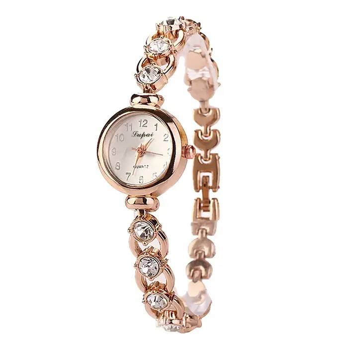 Montre-bracelet en acier inoxydable pour femme
