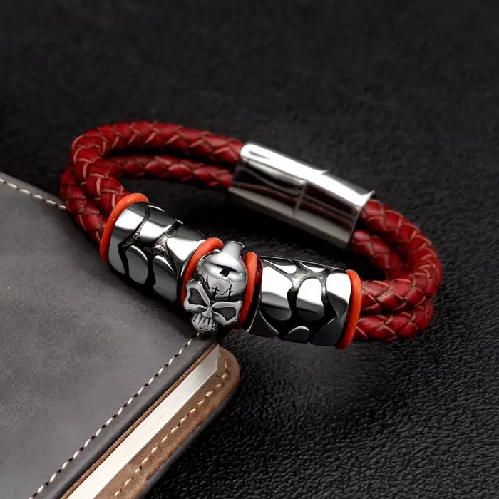 Bracelet Pop Style bohème en acier inoxydable 316 pour homme
