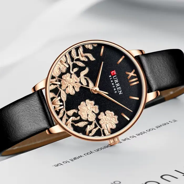 Montre à quartz classique pour femme CURREN 9065