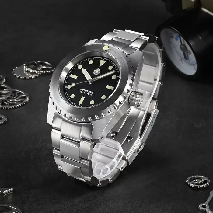 San Martin – montre de plongée rétro pour hommes