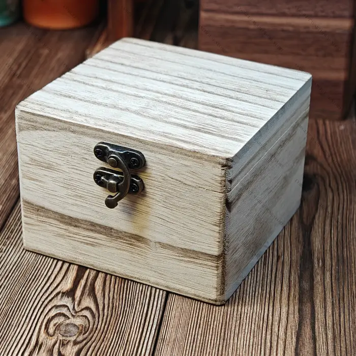 Boîte à montre personnalisée en bois de paulownia gravée au laser, coffret cadeau vintage pour homme, père, mari occasions spéciales