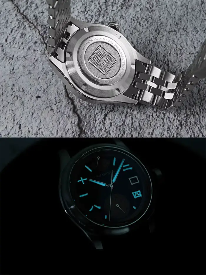 San Martin 39mm mis5 9132 affichage de réserve de marche hommes montre de Sport de luxe automatique mécanique étanche conception originale SN0144