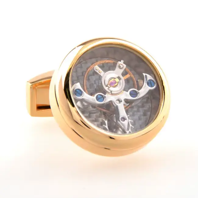 Lesilice-lèvent de manchette tourbillon pour homme, montre mécanique Steampunk Gear, haute qualité, 
