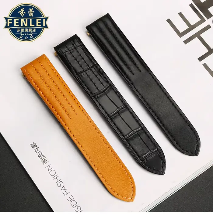 Bracelet de montre en cuir à dégagement rapide
