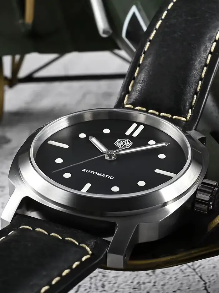 San Martin montre hommes poignet mécanique automatique montres 40mm YN55 Vintage lumineux 10Bar Relogios Masculino