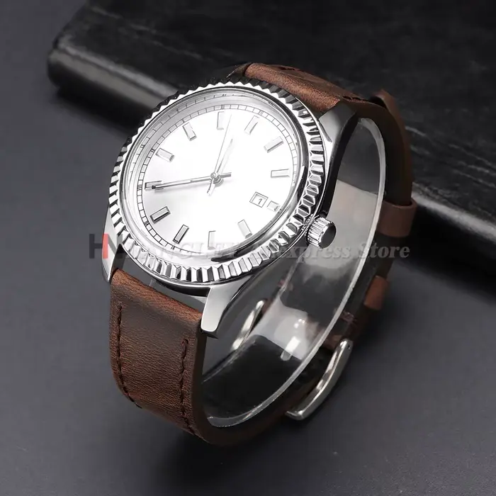Bracelet de montre en cuir de veau véritable
