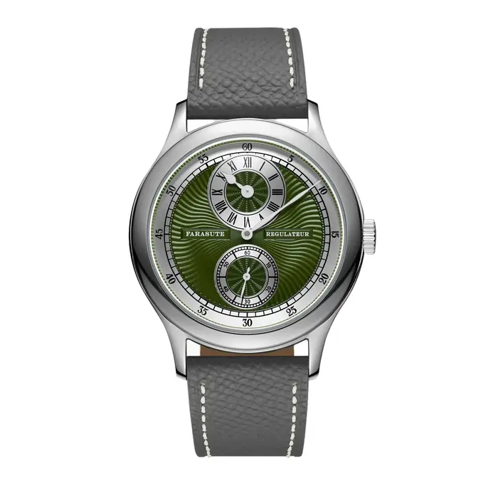 FARASUTE – montre-bracelet mécanique à mouvement manuel pour hommes, en acier inoxydable, avec crist