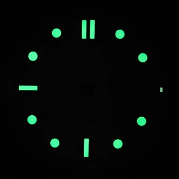 Cadran de montre GRAMOCK 31mm lumineux vert pour homme et femme adaptable à différents mouvements occasions spéciales