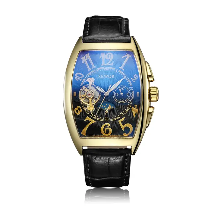 Montre mécanique rétro pour femmes et hommes