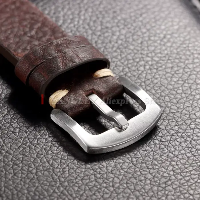 Bracelet de montre en cuir véritable fait à la main