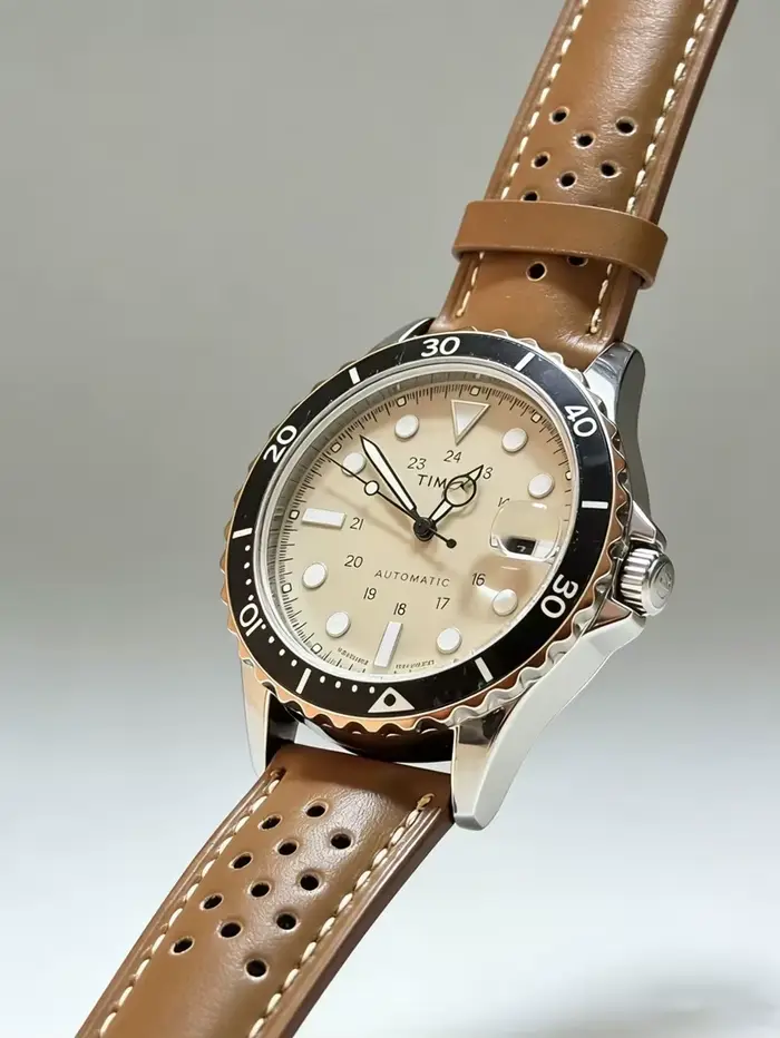 Montre mécanique de luxe Timex élégante résistante aux chocs et à l'eau pour homme occasions spéciales sportives et formelles