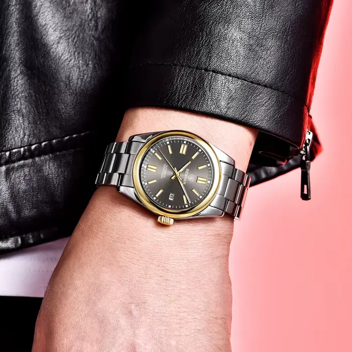 Nouvelles Montres BENYAR pour Hommes 2026 – Montre Automatique de Luxe Dorée