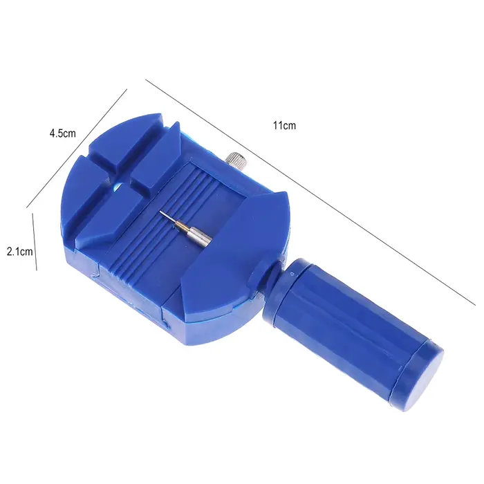 Outil de retrait de maillons de montre en plastique avec broches de remplacement