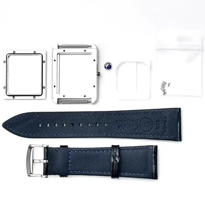 Kit de modification de boîtier de montre rectangulaire 31*41mm