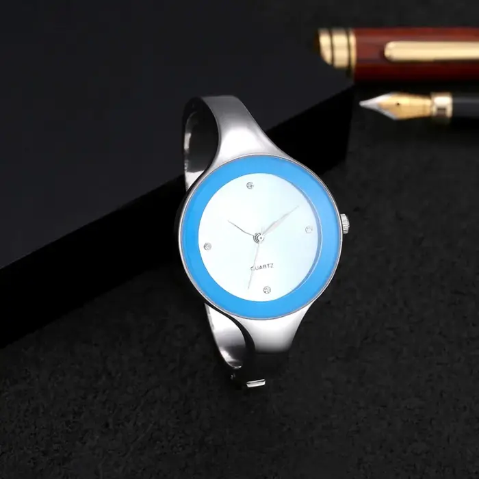 Montre-Bracelet en cristal de luxe femmes montres Simple mode