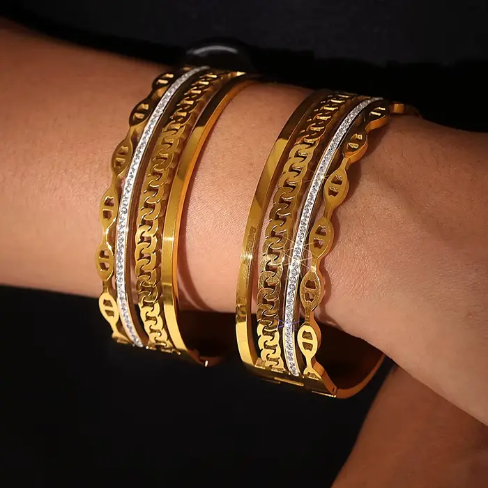 Bracelet en acier inoxydable pour femme