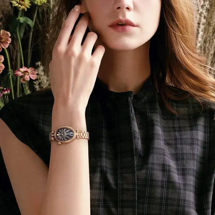 Montre à quartz élégante pour femmes Mark Fairwhale 3610, mode, étanche, bracelet en acier inoxydable, montres de luxe pour femme, reloj mujer