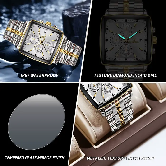 Montres de luxe BINBOND en quartz pour hommes