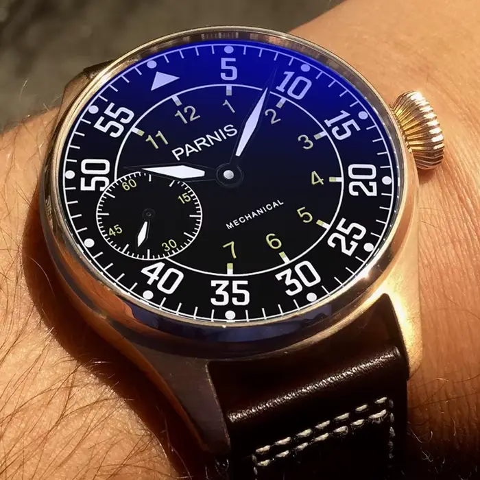 Montre à Remontage Mécanique pour Homme