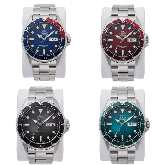 Montre de plongée automatique mécanique Orient pour homme