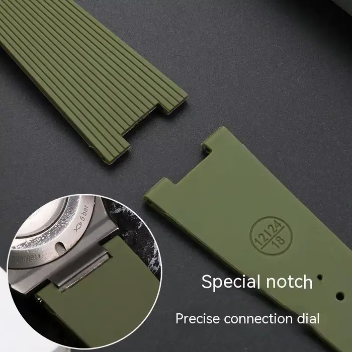 Bracelet de montre en Silicone souple et étanche