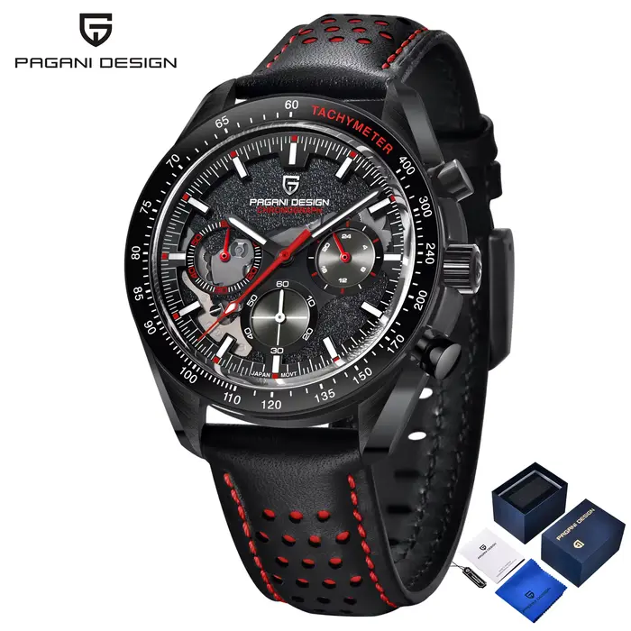 Nouvelle montre PAGANI DESIGN pour homme 2025, montres de luxe pour homme, chronographe, résistante 