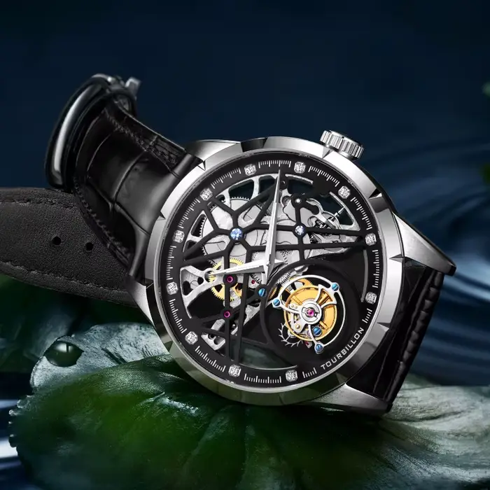 AESOP hommes volant Tourbillon mouvement mécanique automatique montres de luxe