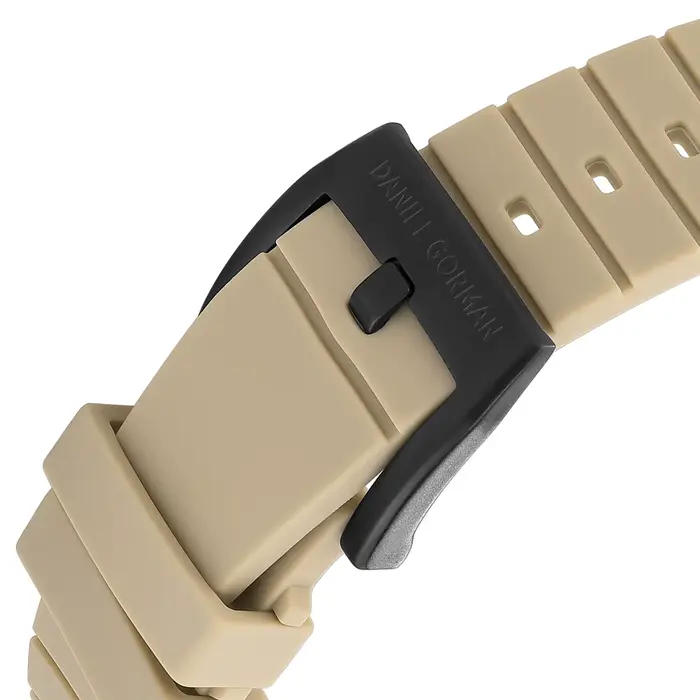 Montre à bille magnétique Daniel Gorman édition limitée pour hommes design science fiction affichage rotatif résistance à l'eau silicone bracelet laiton boîtier quartz