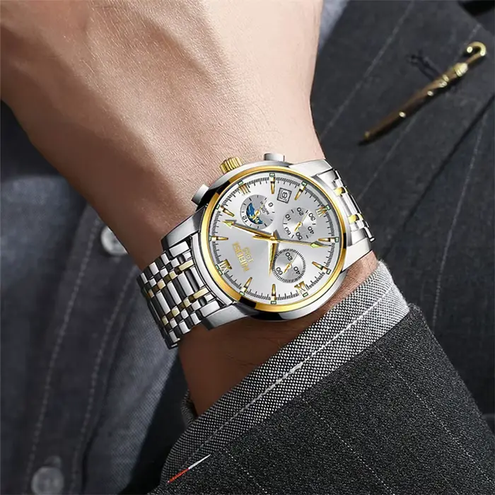 NIBOSI – montre-bracelet à Quartz pour hommes