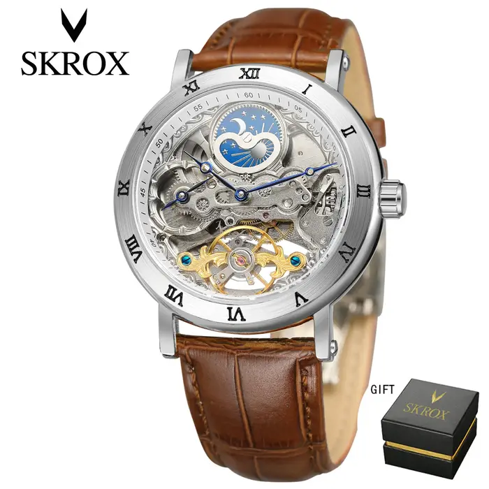 SKROX Gstuff-Montre mécanique étanche pour homme