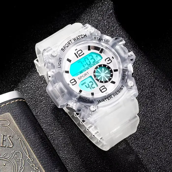 Montre numérique étanche pour homme