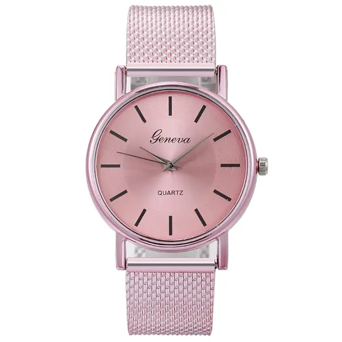 Montre à quartz de luxe pour femme, horloge, montre-bracelet, 2024