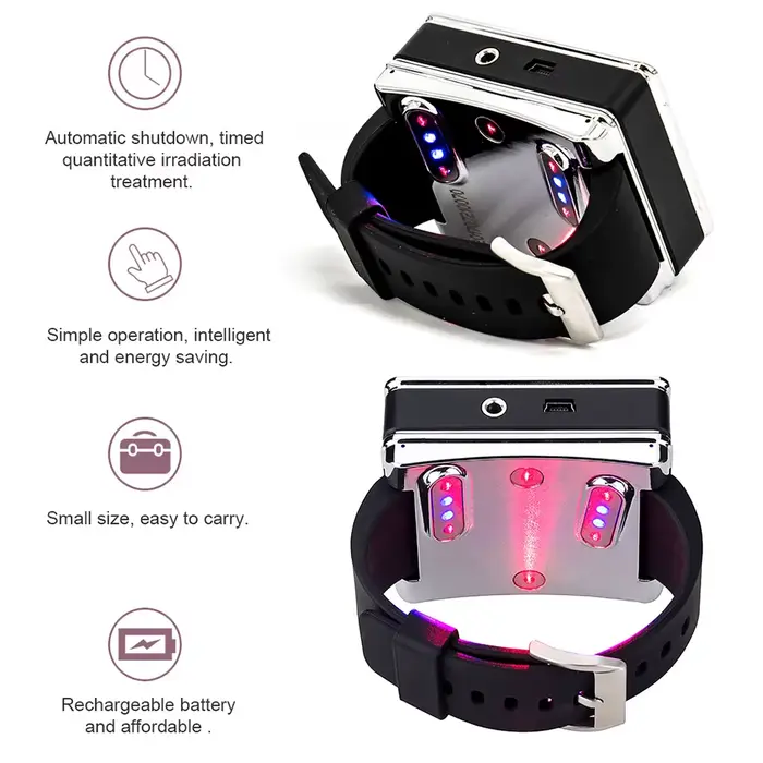Suyzeko LED montre de thérapie au Laser dispositif
