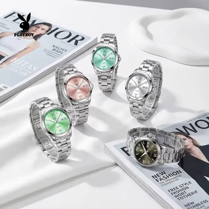 PLAYBOY – montre-bracelet à Quartz pour femmes