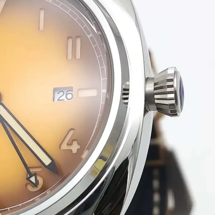 Montre mécanique vintage 45mm NH35 acier inoxydable 316L bracelet cuir lumineuse pour hommes et femmes occasions spéciales