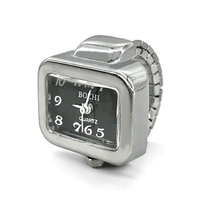 Personnalité de la mode petite montre petite bague carrée montre Mini éclat Couple choses bon marché