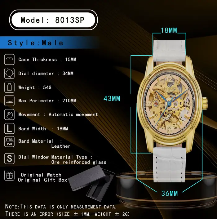 Femmes montre automatique mode mignon montres mécaniques délicat élégant étanche cadeaux de luxe