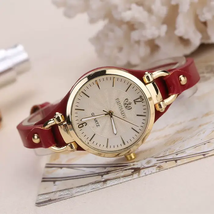 Montre-bracelet analogique à quartz pour femme