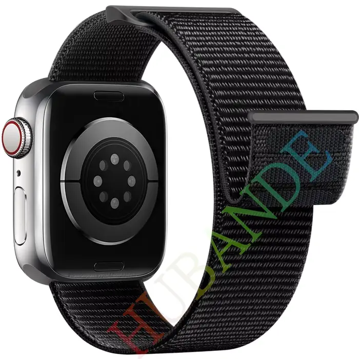 Bracelet à boucle en Nylon pour Bracelet de montre Apple 40mm 44mm 45mm 42mm 41mm 38mm Bracelet de c