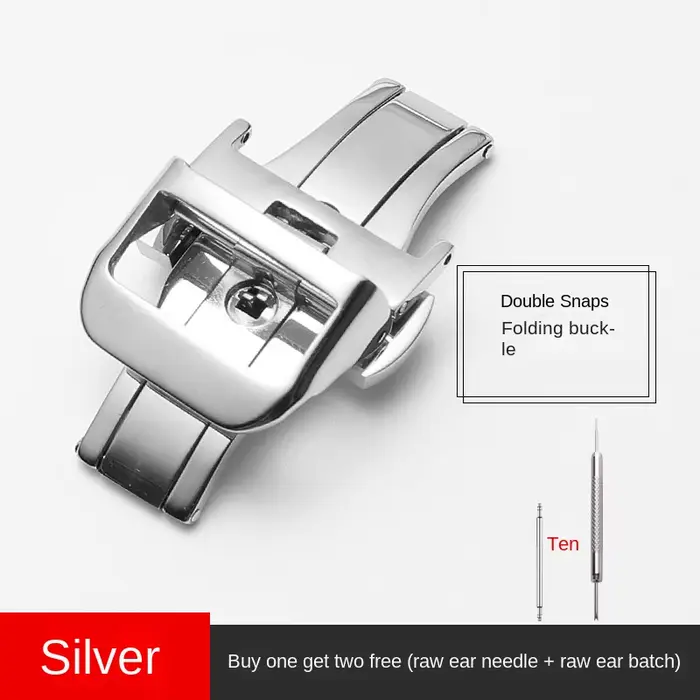 Boucle de montre en acier inoxydable, 16mm 18mm 20mm, pour montre Jaeger LeCoultre, bracelet en cuir