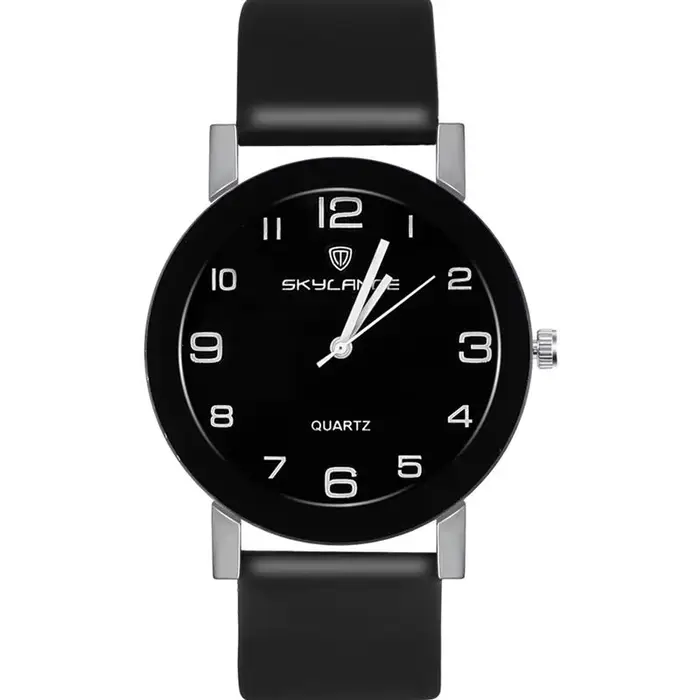 Montre noire pour femme