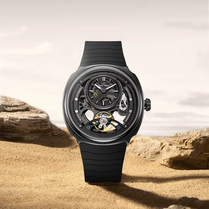 DANIEL GORMAN montre mécanique automatique squelette de luxe pour hommes montre-bracelet lumineuse étanche en acier inoxydable