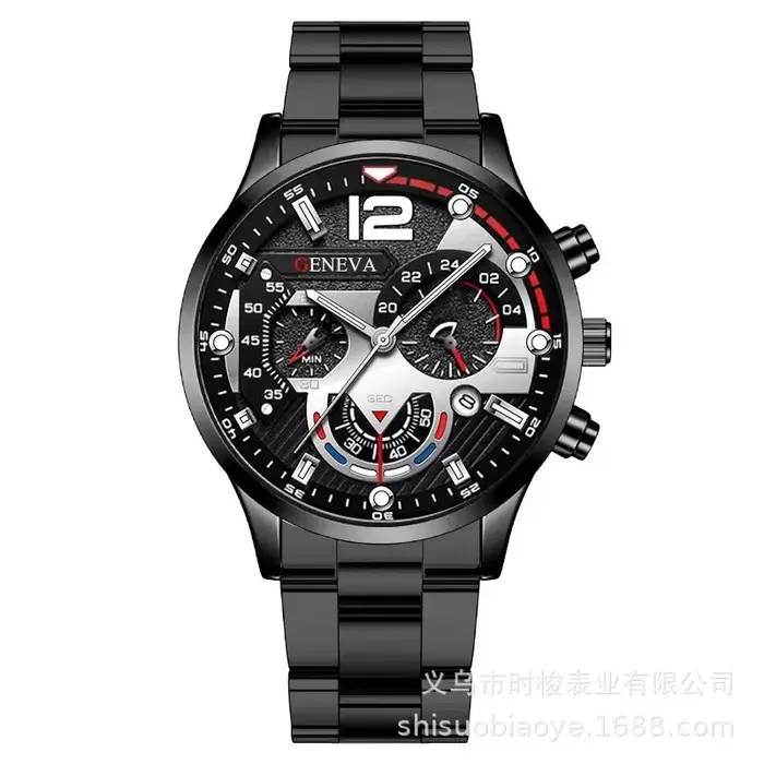 Montre Homme Moonbiffy Quartz Elégante et Polyvalente Occasions Spéciales Business Casual