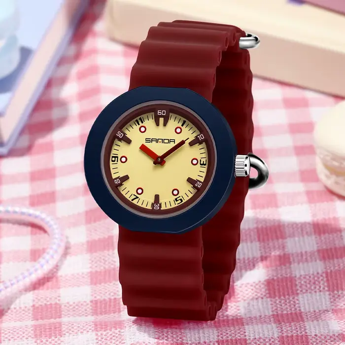 Montre à Quartz de luxe pour hommes et femmes