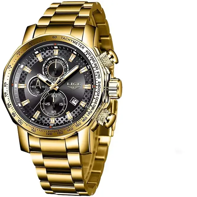 Montres pour hommes LIGE 2026, nouvelles montres sport chronographe pour hommes, montre à quartz hau