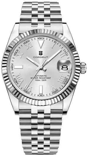 CORGEUT Montre-bracelet de luxe haut de gamme pour homme 36 mm