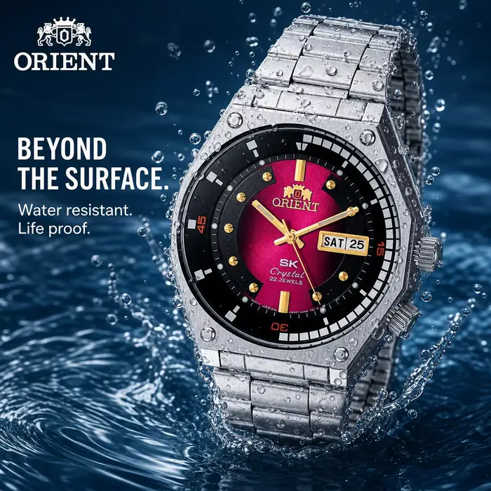 Montre de plongée automatique ORIENT SK Crystal