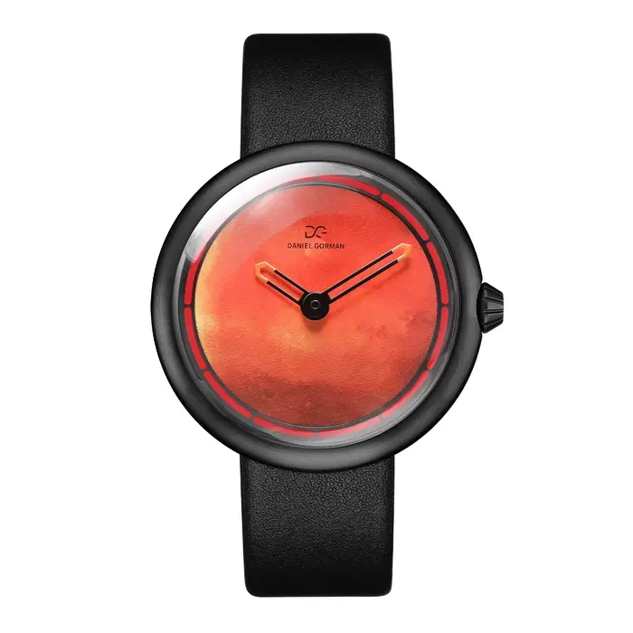 Montre Daniel Gorman Créative Terre Mode Sport Homme Quartz Cuir Occasions Spéciales