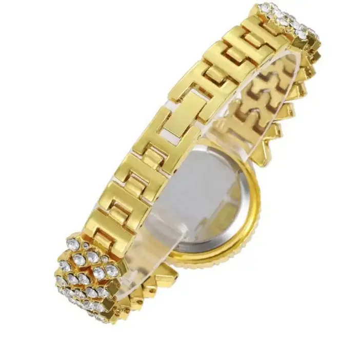 Décontracté dames Quartz montre-Bracelet Bracelet ensemble 2 pièces