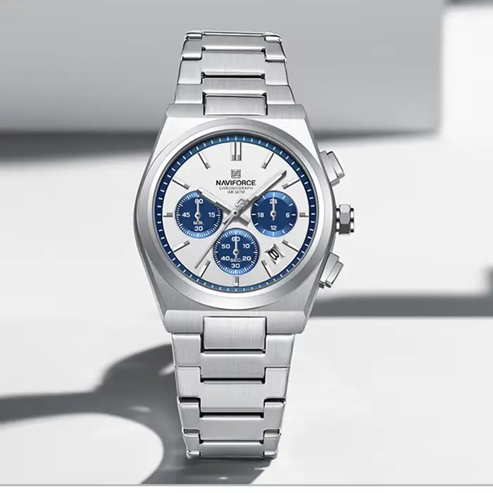 NAVIFORCE ensemble de montres de couple de luxe-montres-bracelets à quartz de mode pour hommes et femmes étanche en acier inoxydable 2025 nouveauté